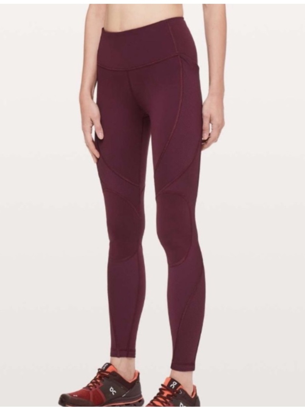 Lululemon On Repeat 7/8 Tight Leggings Eggplant Purple